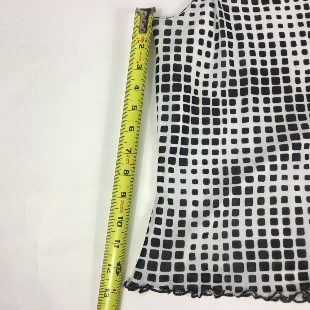 (PO) CDW, Wht & Blk sleeveless Top - Picture 9 of 11